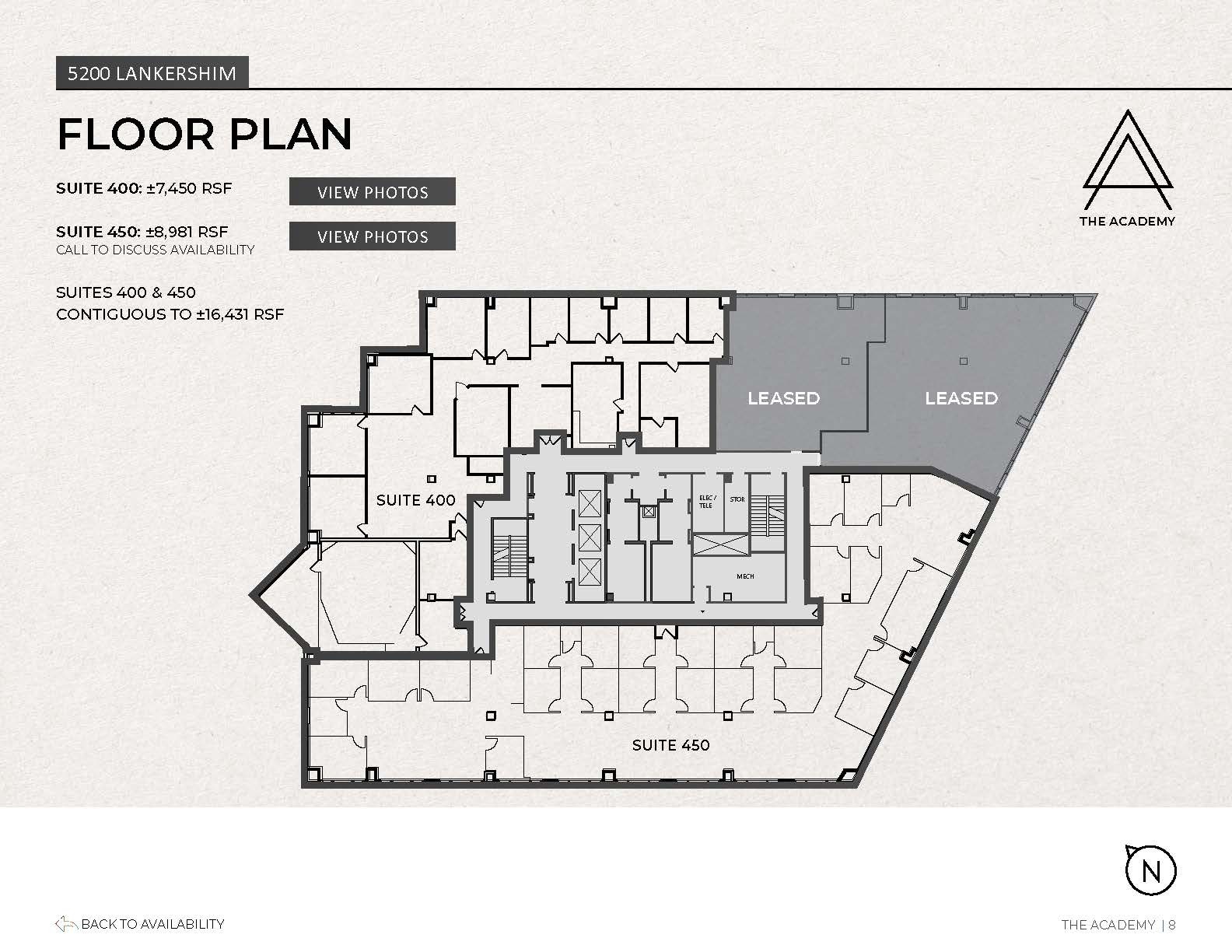 5200 Lankershim Blvd, North Hollywood, CA à louer Plan d’étage- Image 1 de 1