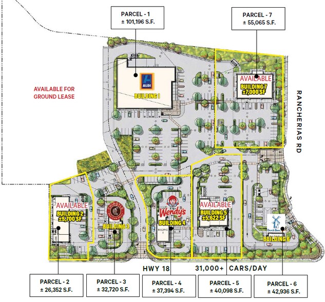 Highway 18 & Rancherias Rd, Apple Valley, CA à louer - Photo du bâtiment - Image 3 de 10