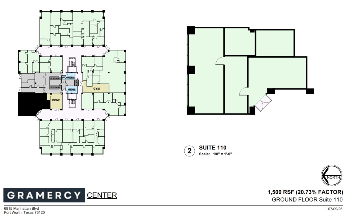 6815 Manhattan Blvd, Fort Worth, TX à louer Plan d’étage- Image 1 de 1