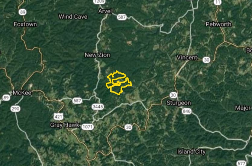 0 Travis Creek Rd, Mckee, KY à vendre - Photo principale - Image 2 de 4