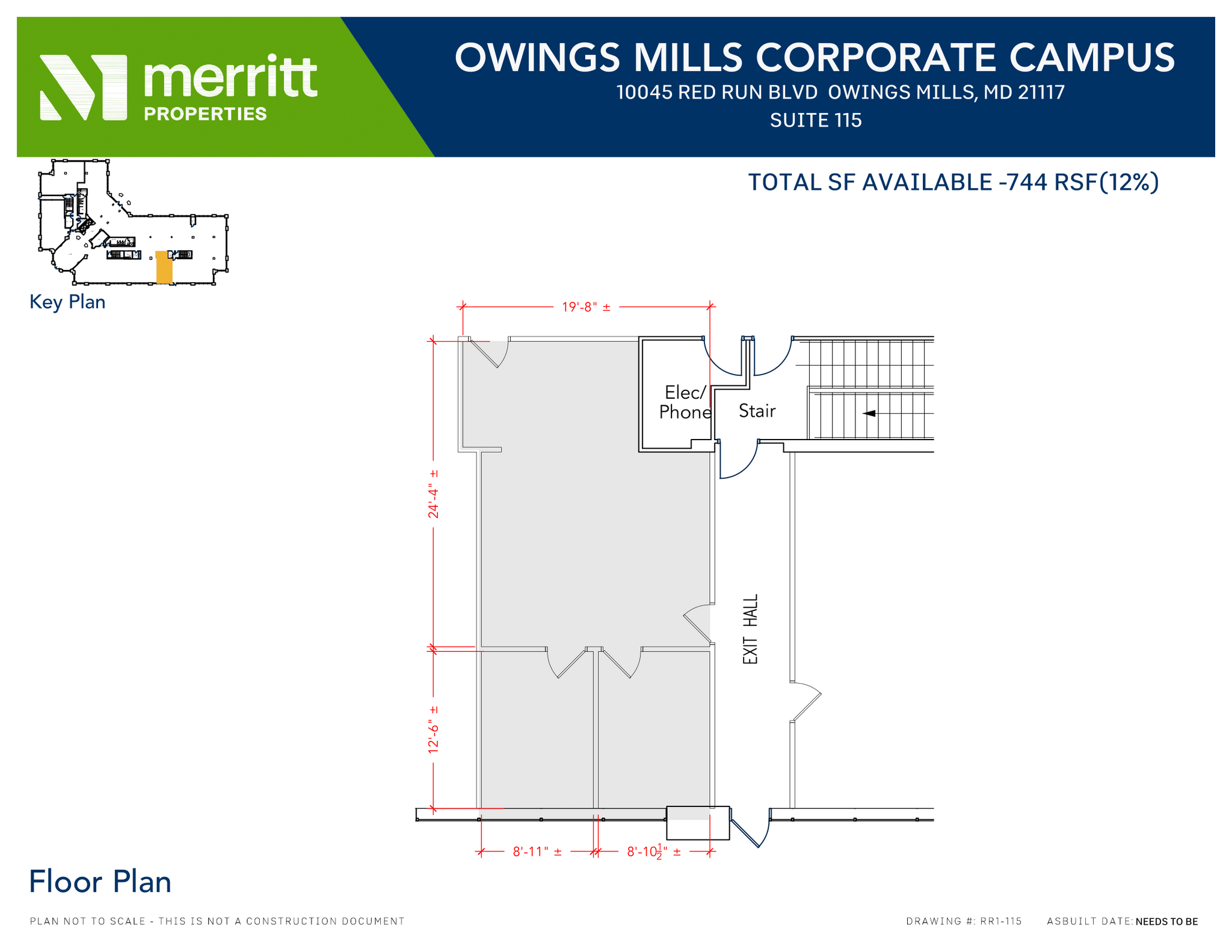 10045 Red Run Blvd, Owings Mills, MD for lease Floor Plan- Image 1 of 1