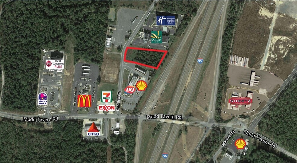 6405 Dan Bell Ln, Woodford, VA for lease - Aerial - Image 2 of 3