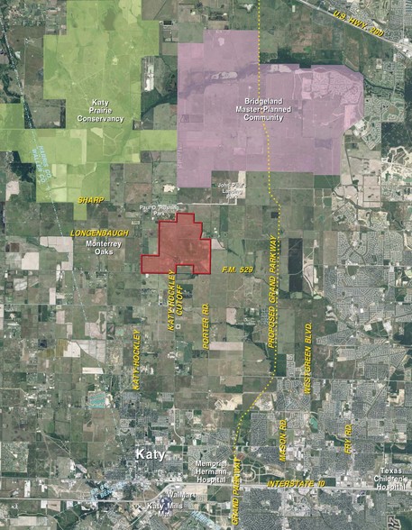 NWC Fm 529 & Katy Hockley Cut Off Rd, Katy, TX for sale - Aerial - Image 1 of 1