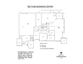 2225 E Belt Line Rd, Carrollton, TX for lease Site Plan- Image 1 of 1