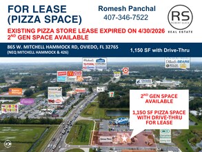 865 W Mitchell Hammock Rd, Oviedo, FL - Aerial  map view - Image1