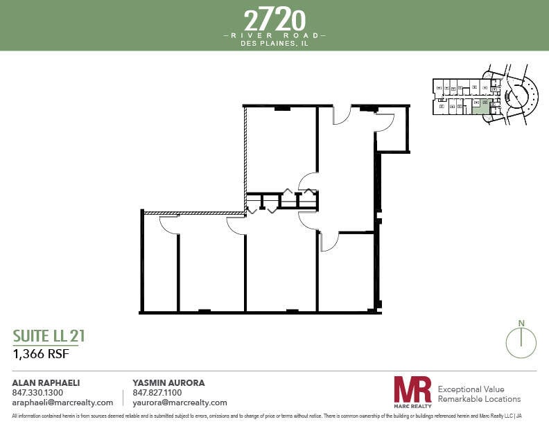 2720 S River Rd, Des Plaines, IL for lease Floor Plan- Image 1 of 5