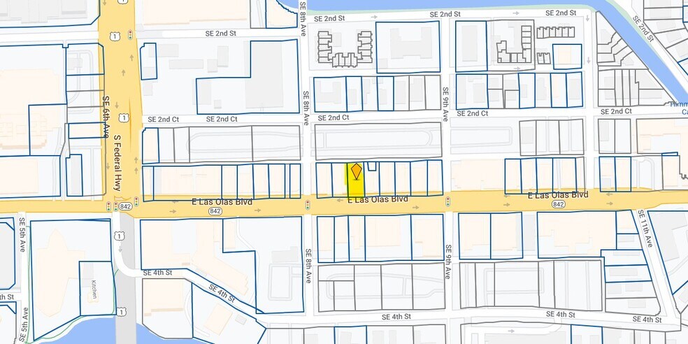 811 E Las Olas Blvd, Fort Lauderdale, FL for lease - Plat Map - Image 2 of 12