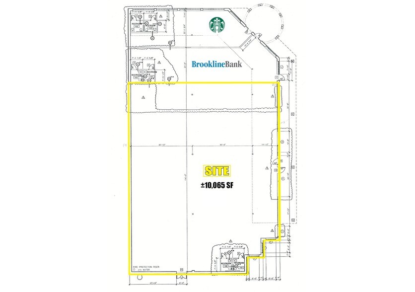 1804-1808 Centre St, West Roxbury, MA à louer - Plan de site - Image 2 de 4