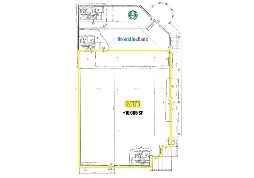 1804-1808 Centre St, West Roxbury, MA for lease - Site Plan - Image 2 of 4