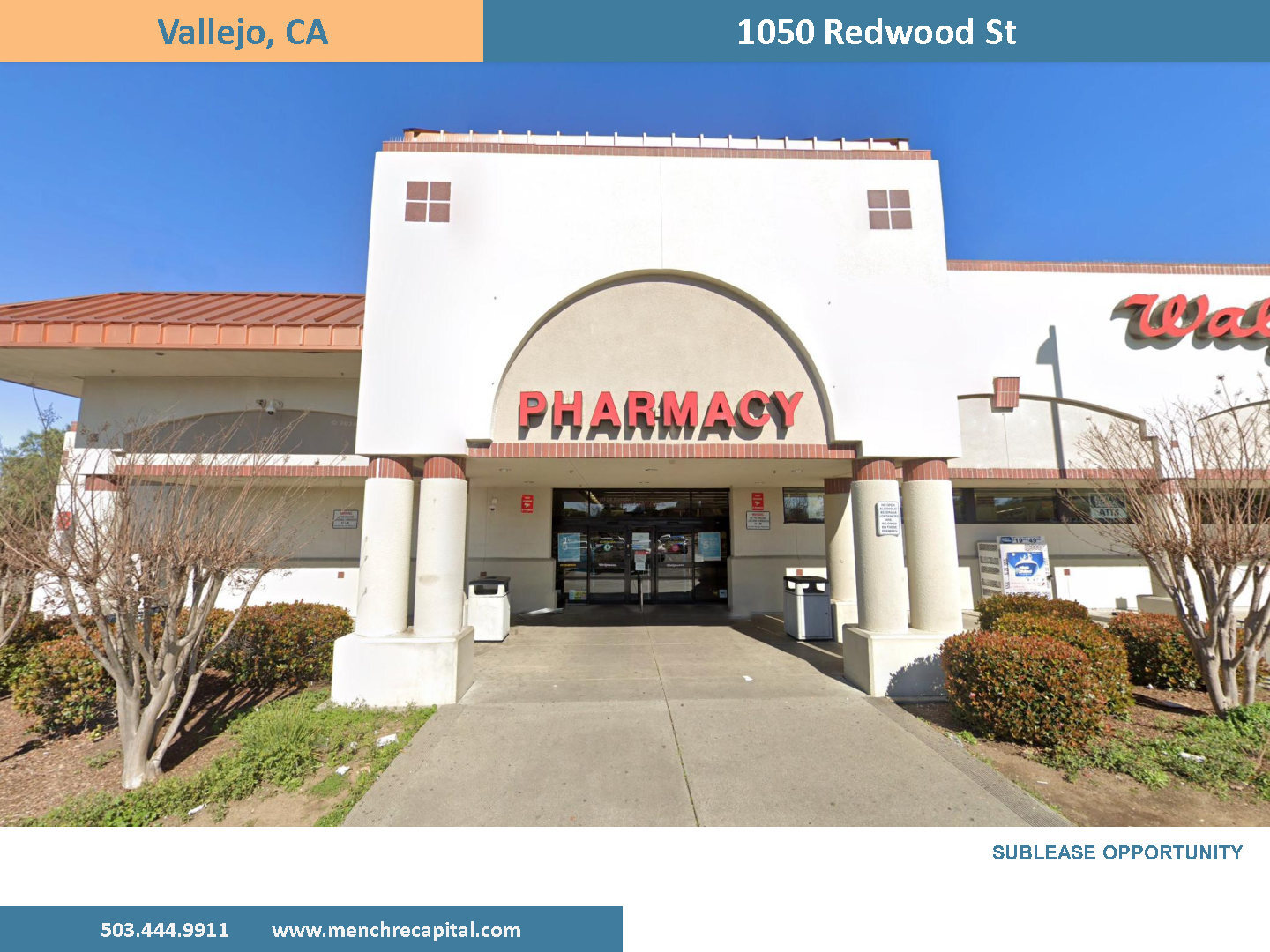 1050 Redwood St, Vallejo, CA for lease Building Photo- Image 1 of 3