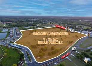 12323 FL-62, Parrish, FL - Aérien  Vue de la carte