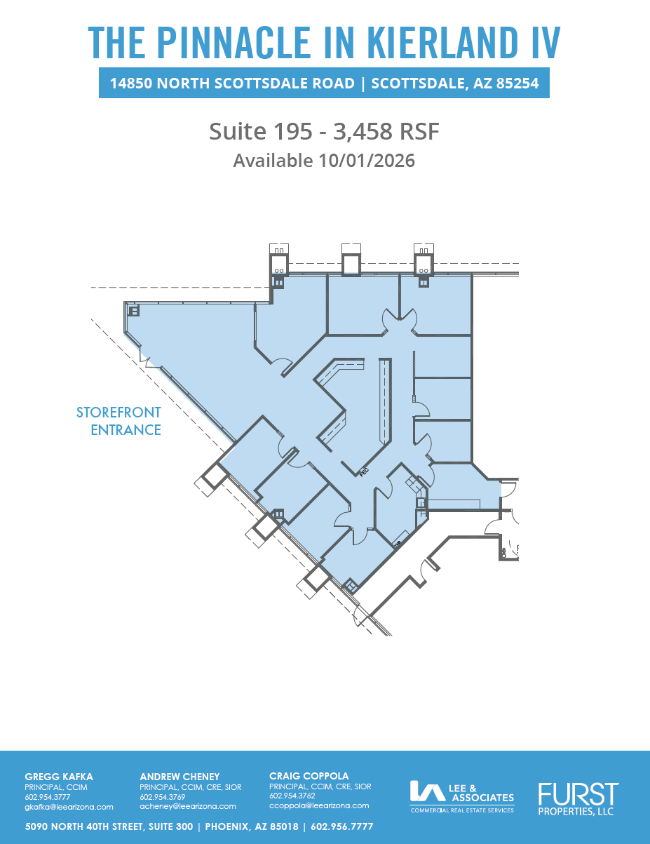 14850 N Scottsdale Rd, Scottsdale, AZ for lease Floor Plan- Image 1 of 1
