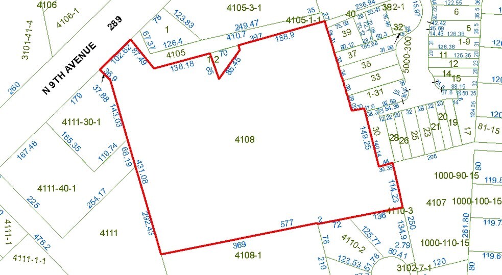 6706 N 9th Ave, Pensacola, FL à louer - Plan cadastral - Image 2 de 4