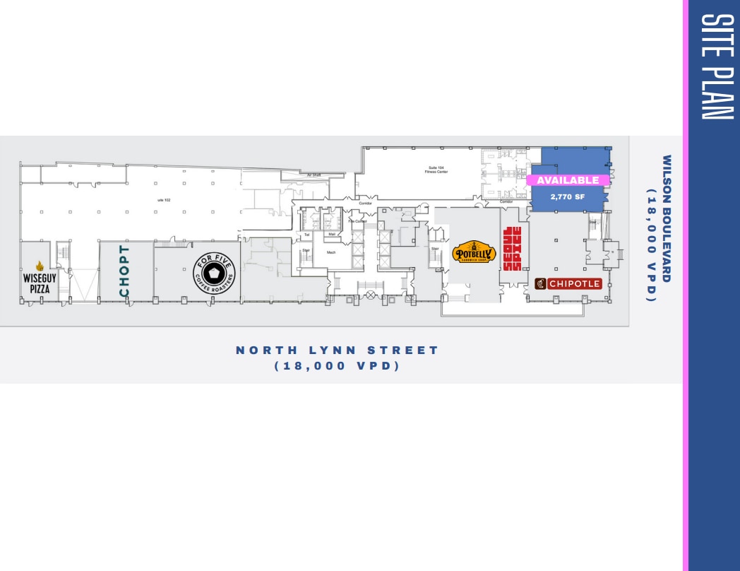 1735 N Lynn St, Arlington, VA for lease Site Plan- Image 1 of 1