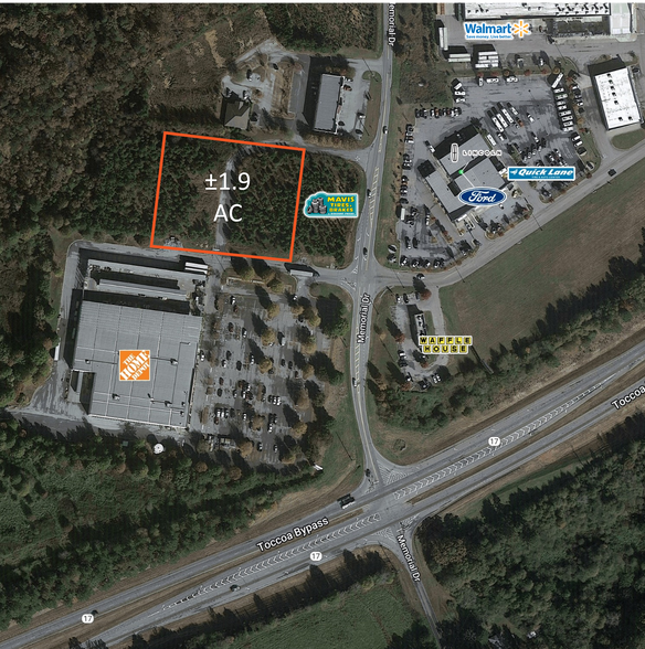 302 Memorial Dr, Toccoa, GA à vendre - Photo du bâtiment - Image 1 de 3