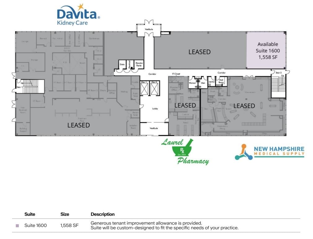 7140 Contee Rd, Laurel, MD à louer Plan d’étage- Image 1 de 1