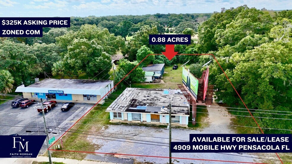 4909 Mobile Hwy, Pensacola, FL à vendre - Photo du bâtiment - Image 2 de 5