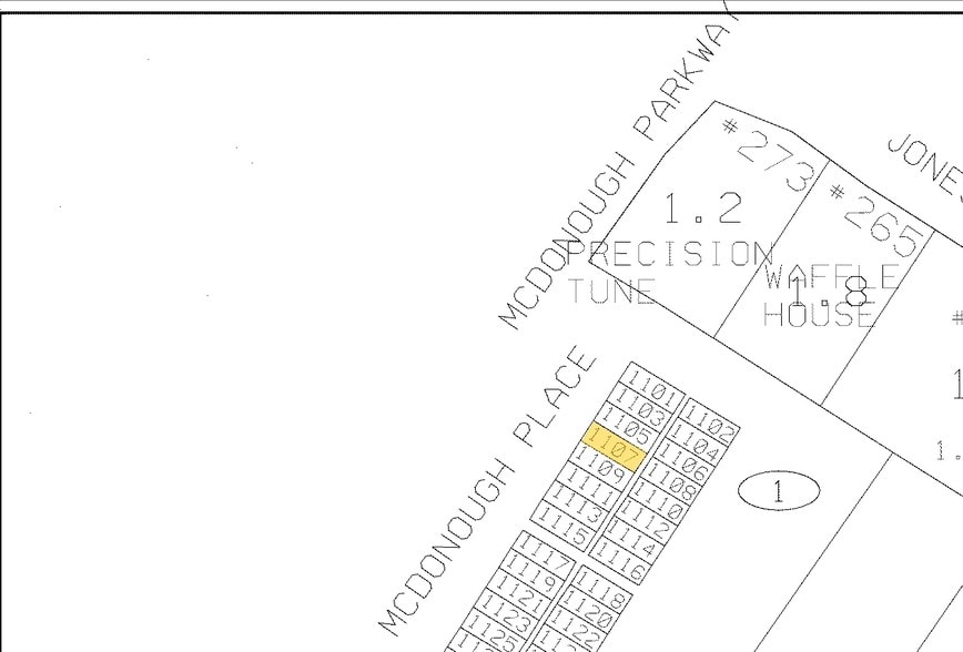 1305-1395 Mcdonough Pky, McDonough, GA à louer - Plan cadastral - Image 2 de 16