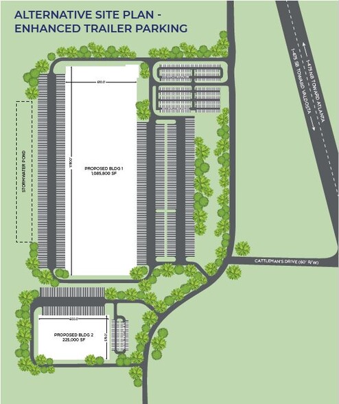 4555 Cavalier Dr, Macon-Bibb, GA for lease - Site Plan - Image 3 of 3