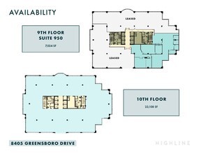 8405 Greensboro Dr, McLean, VA à louer Plan d  tage- Image 1 de 1