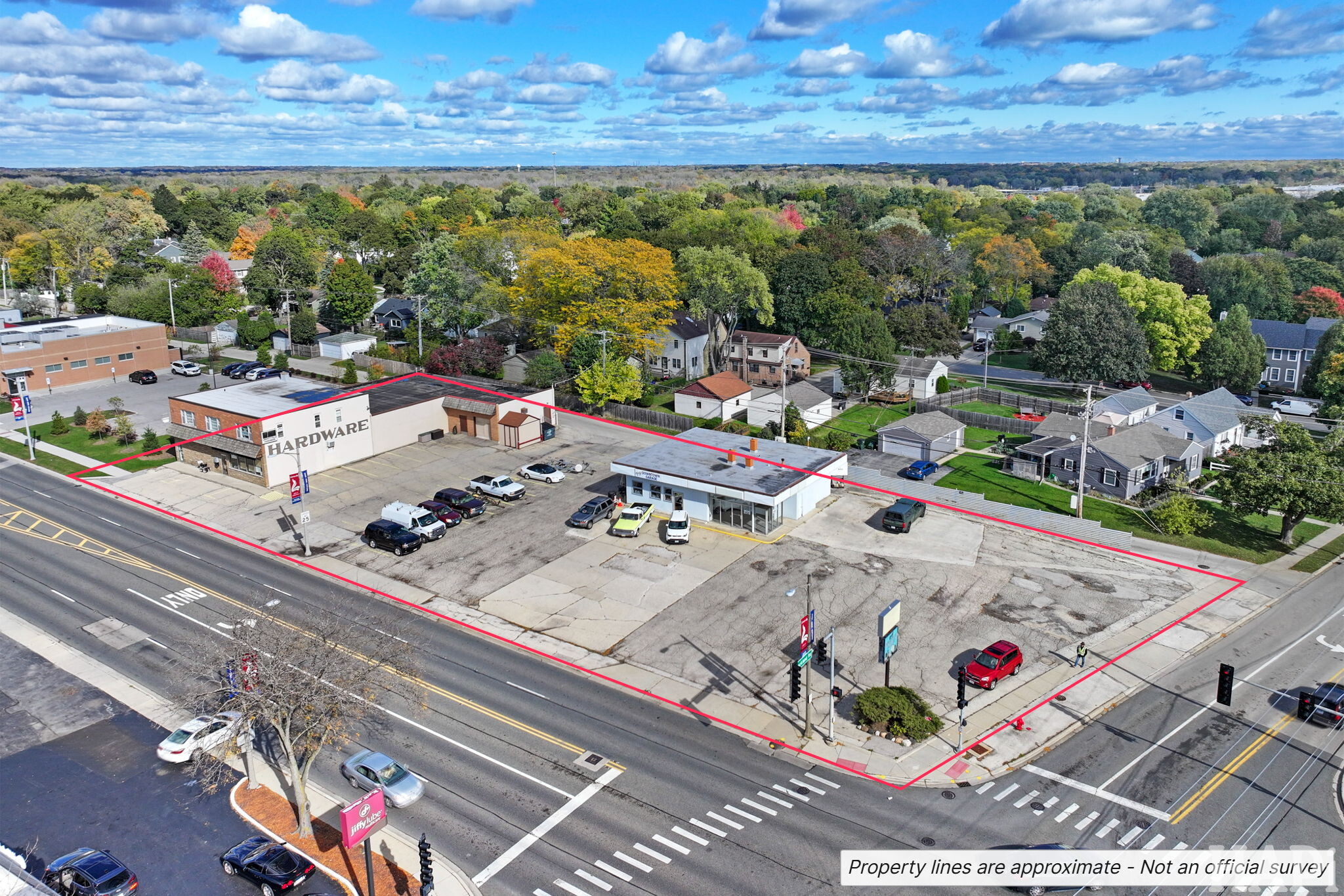 426-450 S Milwaukee Ave, Libertyville, IL for sale Aerial- Image 1 of 16