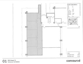 260 Maple Ct, Ventura, CA à louer Plan d’étage- Image 1 de 1