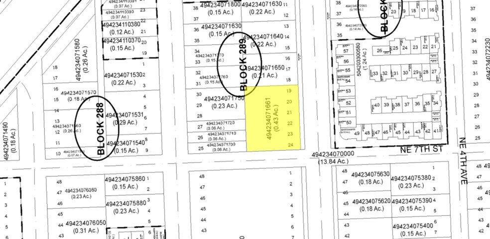 702 NE 2nd Ave, Fort Lauderdale, FL à louer - Plan cadastral - Image 1 de 1