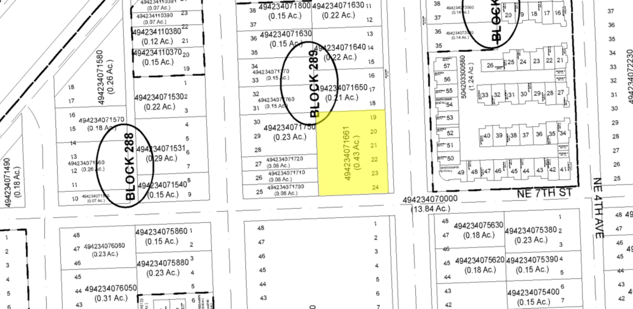 702 NE 2nd Ave, Fort Lauderdale, FL à louer Plan cadastral- Image 1 de 2