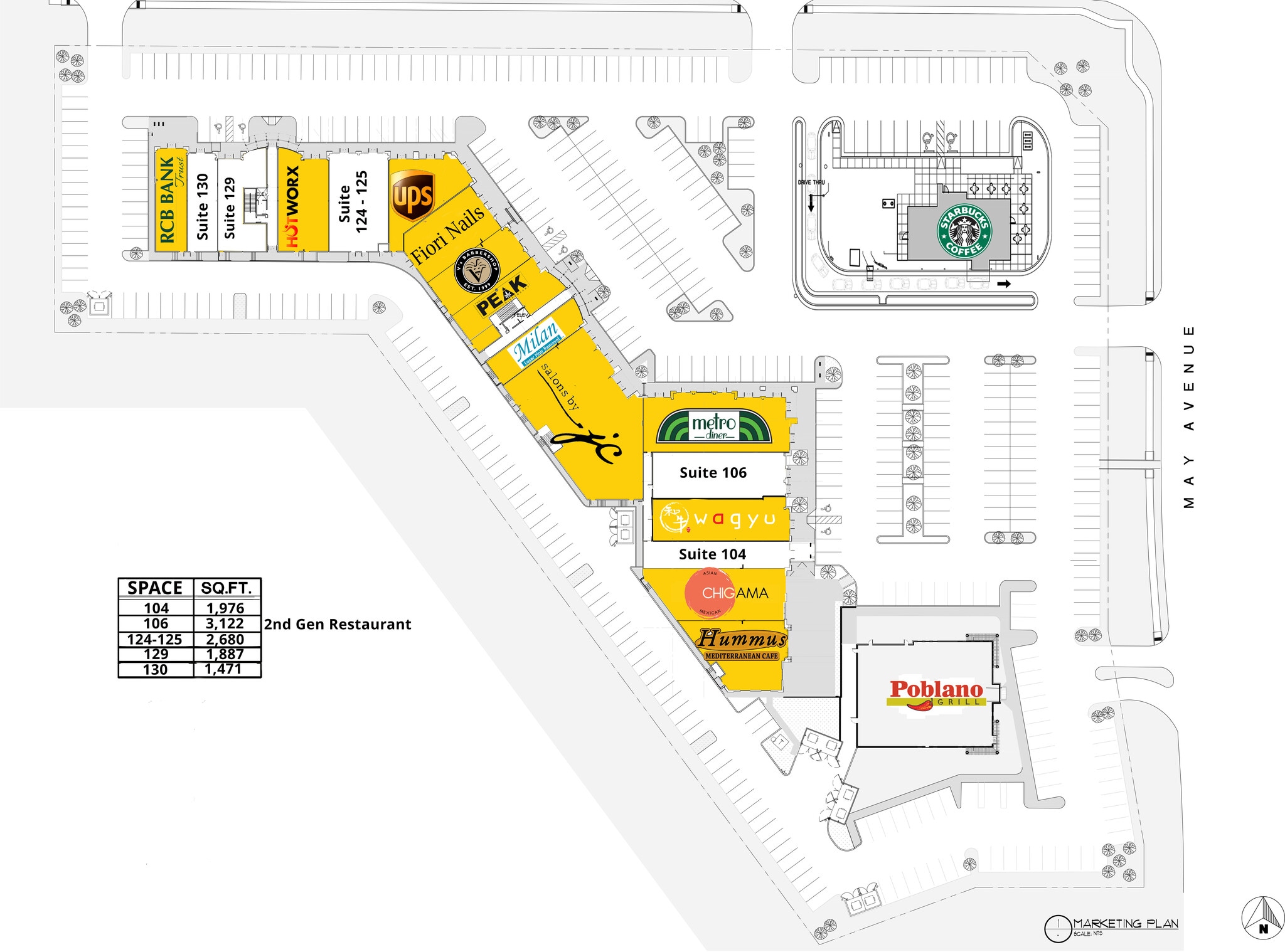 13601 N May Ave, Oklahoma City, OK for lease Site Plan- Image 1 of 1
