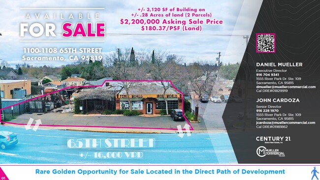 More details for 1100 65th St, Sacramento, CA - Retail for Sale