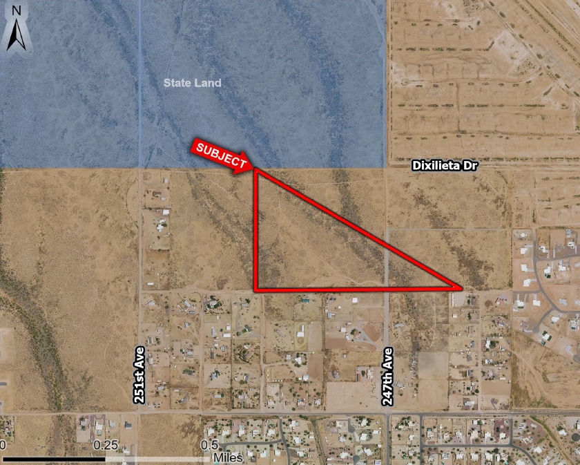 29330 N 247th Ave, Wittmann, AZ for sale Aerial- Image 1 of 7