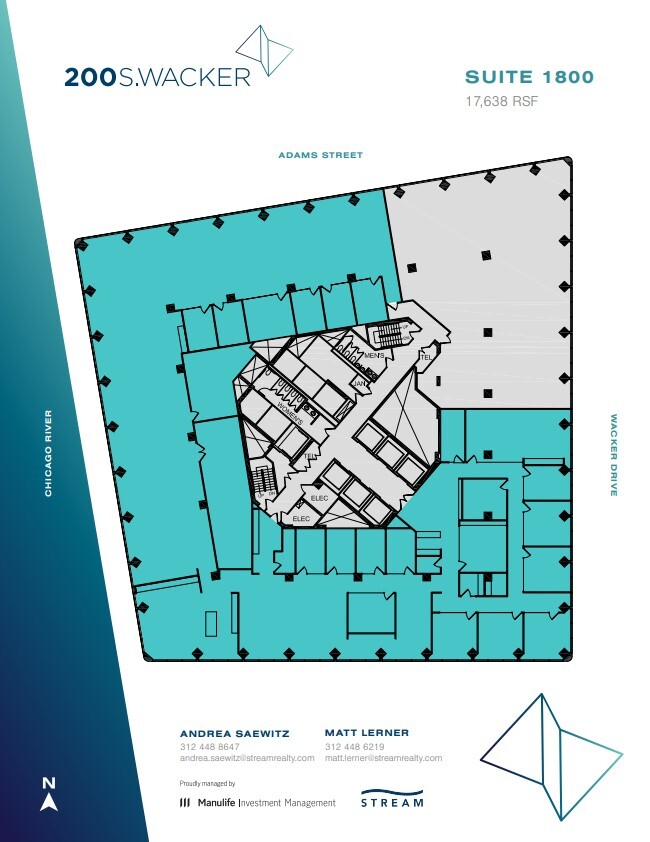 200 S Wacker Dr, Chicago, IL for lease Floor Plan- Image 1 of 1