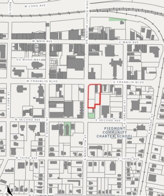 Plus de détails pour 121 E Franklin Blvd, Gastonia, NC - Terrain à louer