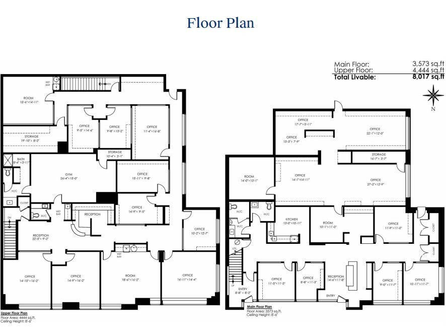 19162 22nd Ave, Surrey, BC for lease Floor Plan- Image 1 of 5
