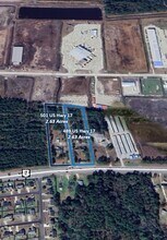 489 & 501 US Highway 17 S, Holly Ridge, NC - AERIAL  map view