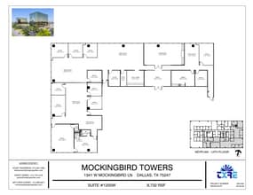 1341 W Mockingbird Ln, Dallas, TX à louer Plan d’étage- Image 1 de 1