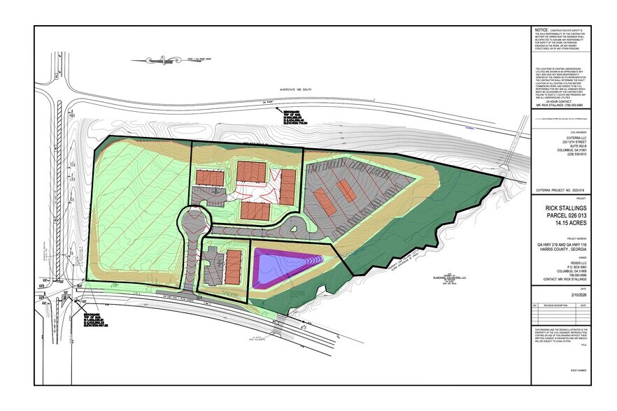 72 GA-116, Hamilton, GA à vendre - Plan de site - Image 2 de 6