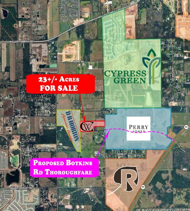 Plus de détails pour 1 Hopfe rd, Hockley, TX - Terrain à vendre