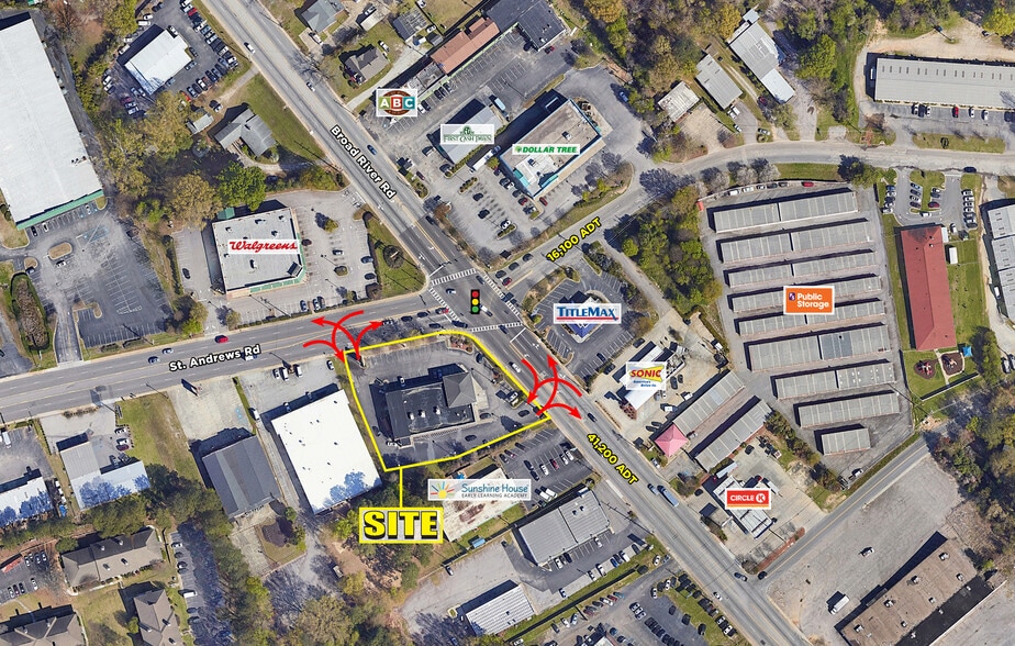 3055 Broad River Rd, Columbia, SC for lease - Aerial - Image 3 of 5