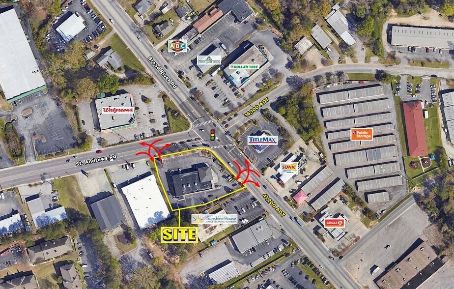 3055 Broad River Rd, Columbia, SC à louer - Aérien - Image 3 de 5