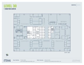 1221 McKinney St, Houston, TX à louer Plan d’étage- Image 1 de 1