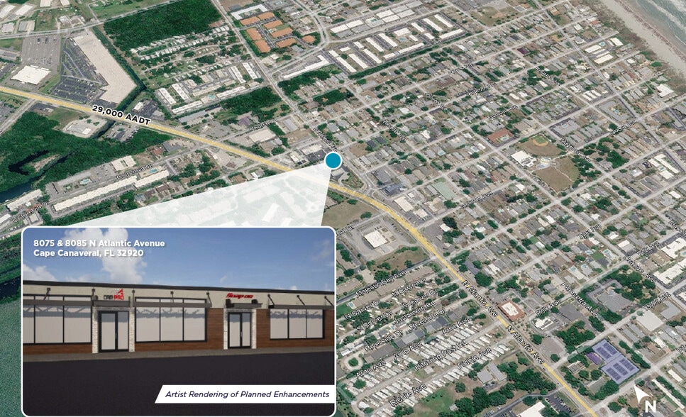 8075-8085 N Atlantic Ave, Cape Canaveral, FL for sale - Building Photo - Image 2 of 6