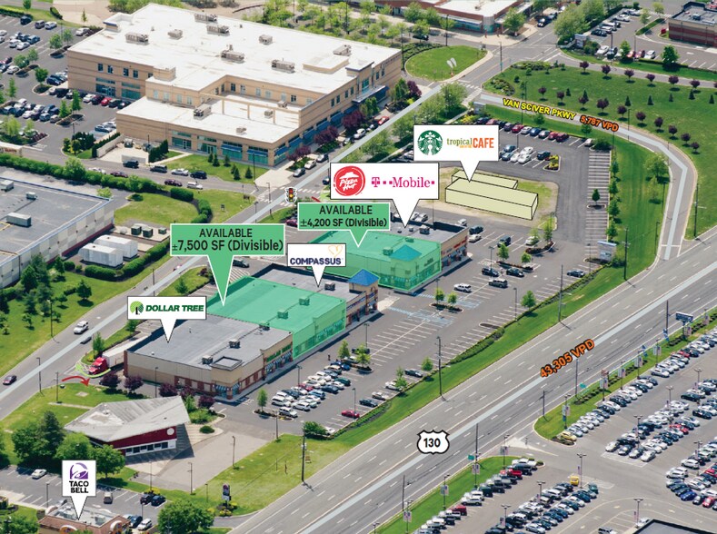 2091 Route 130 N, Willingboro, NJ for lease - Building Photo - Image 1 of 3