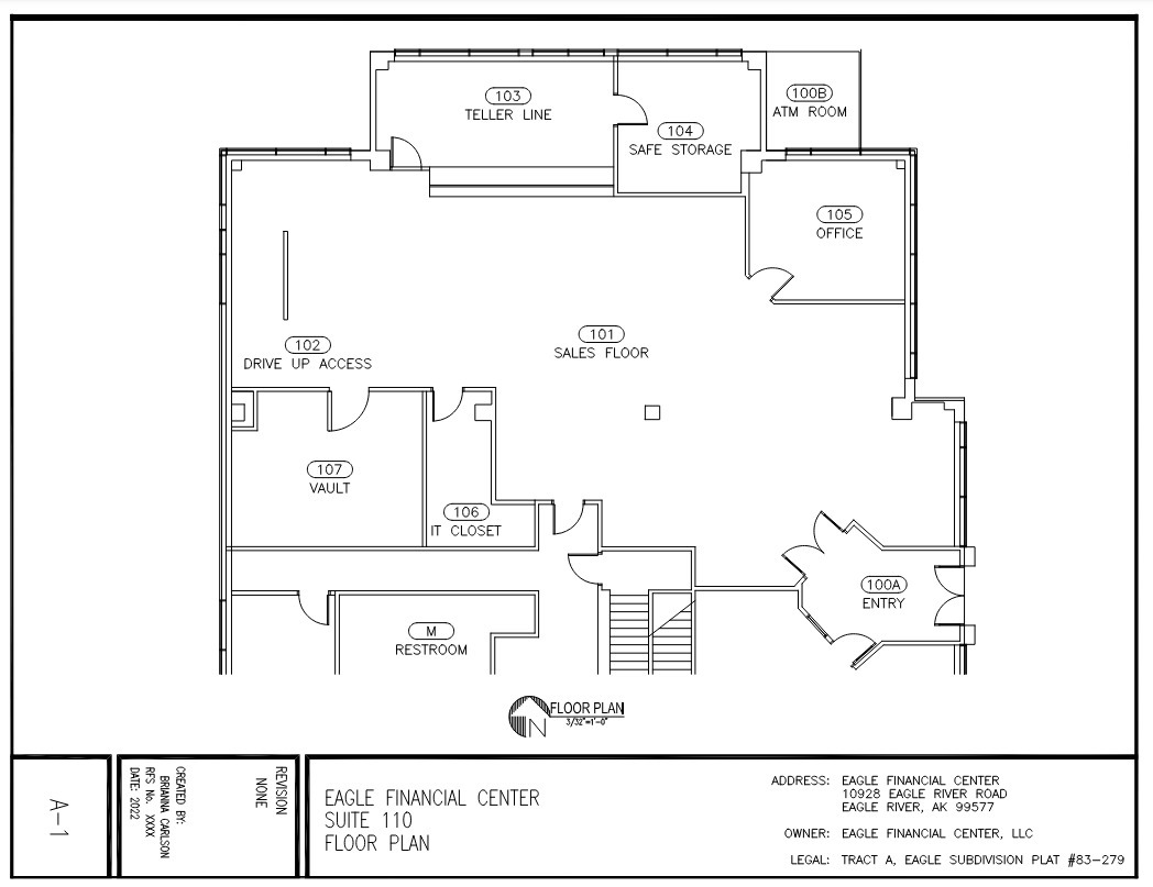 10928 Eagle River Rd, Eagle River, AK à louer Plan d  tage- Image 1 de 1