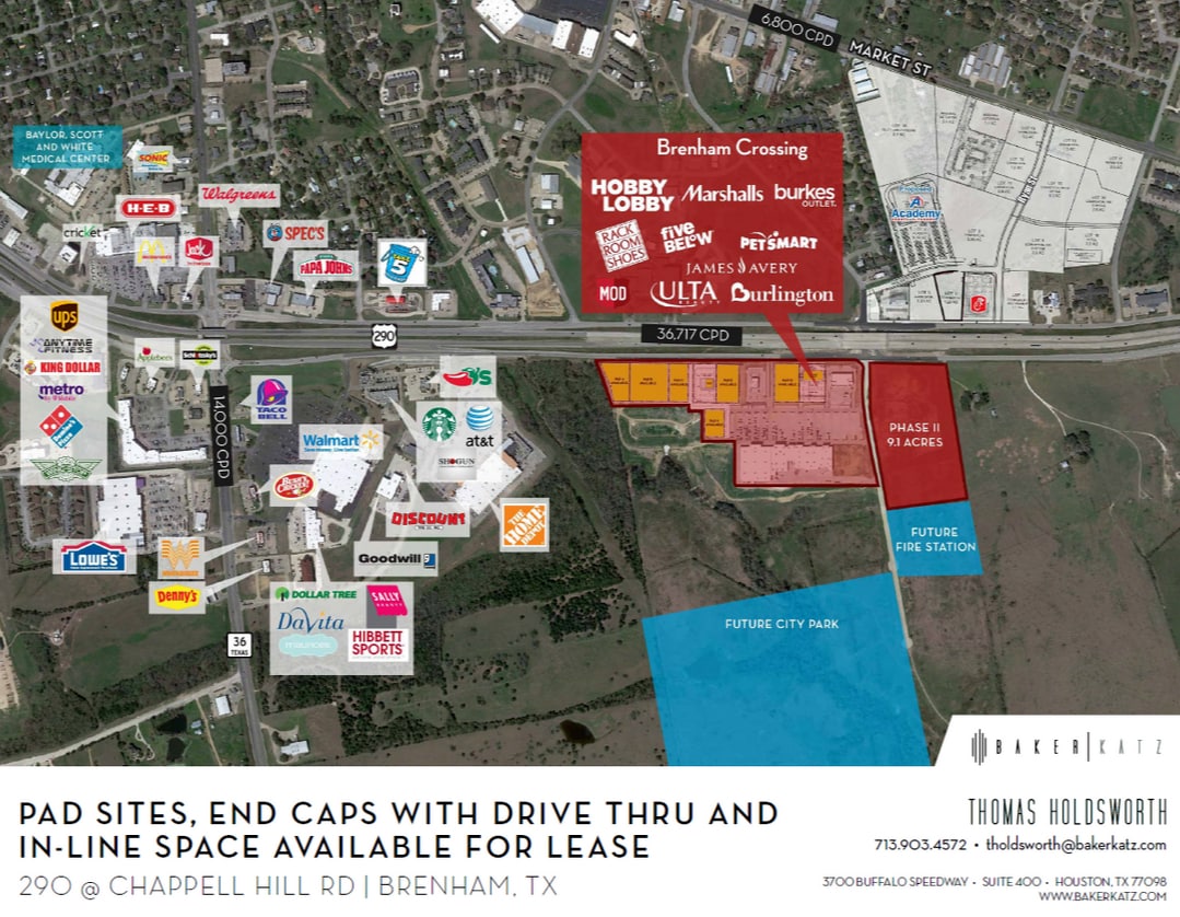 850 Highway 290 E, Brenham, TX for lease Primary Photo- Image 1 of 2