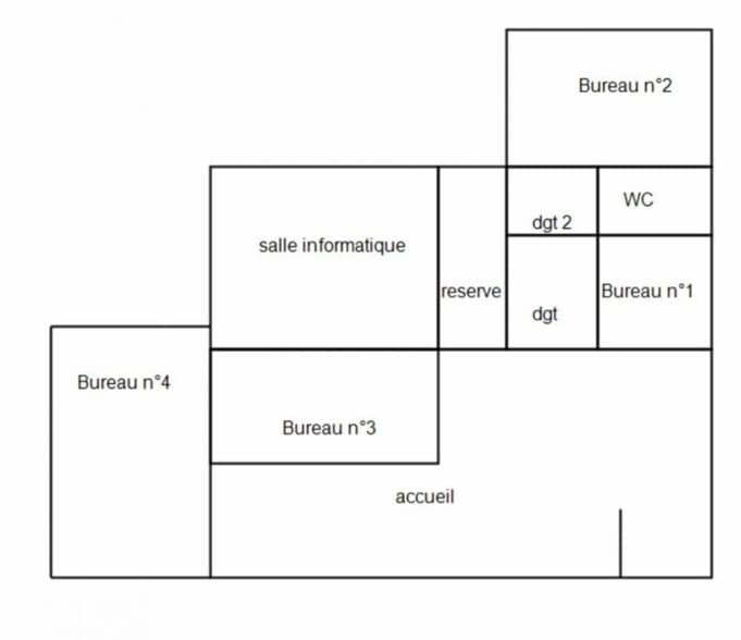 Office in Lille for lease - Floor Plan - Image 2 of 2
