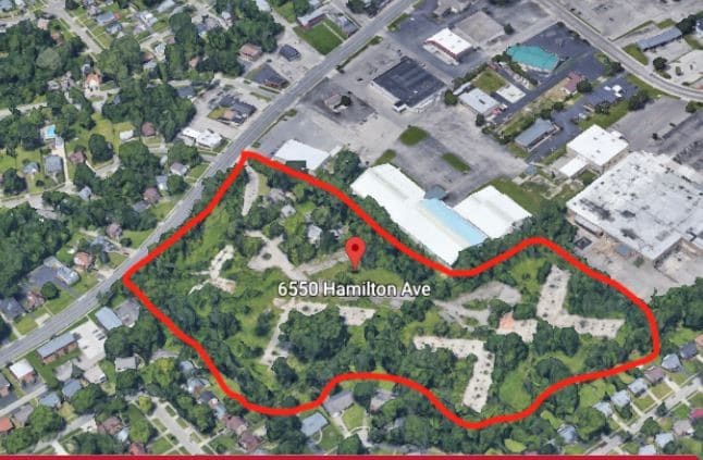 6550 Hamilton Ave, Cincinnati, OH for sale Aerial- Image 1 of 2