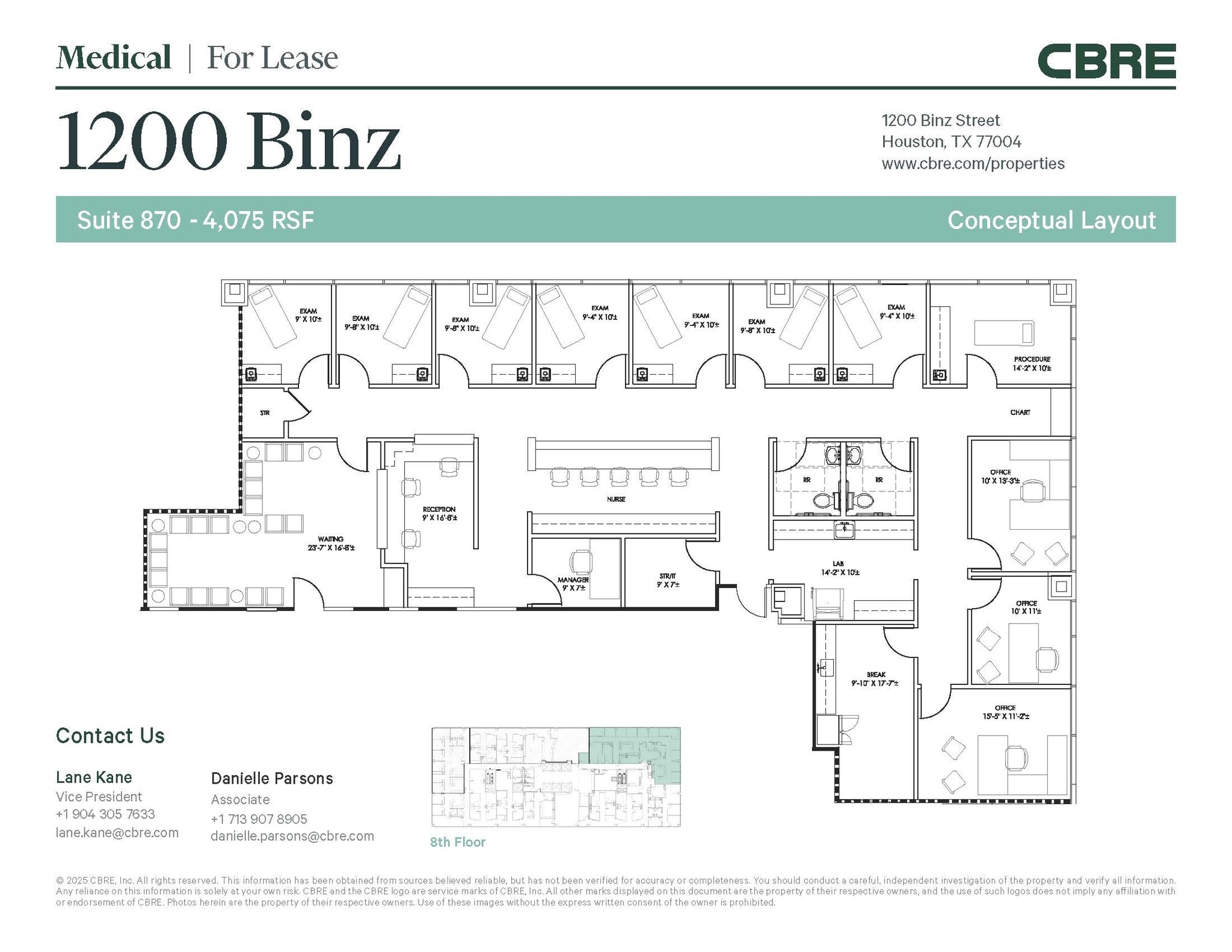 1200 Binz St, Houston, TX à louer Photo intérieure- Image 1 de 3