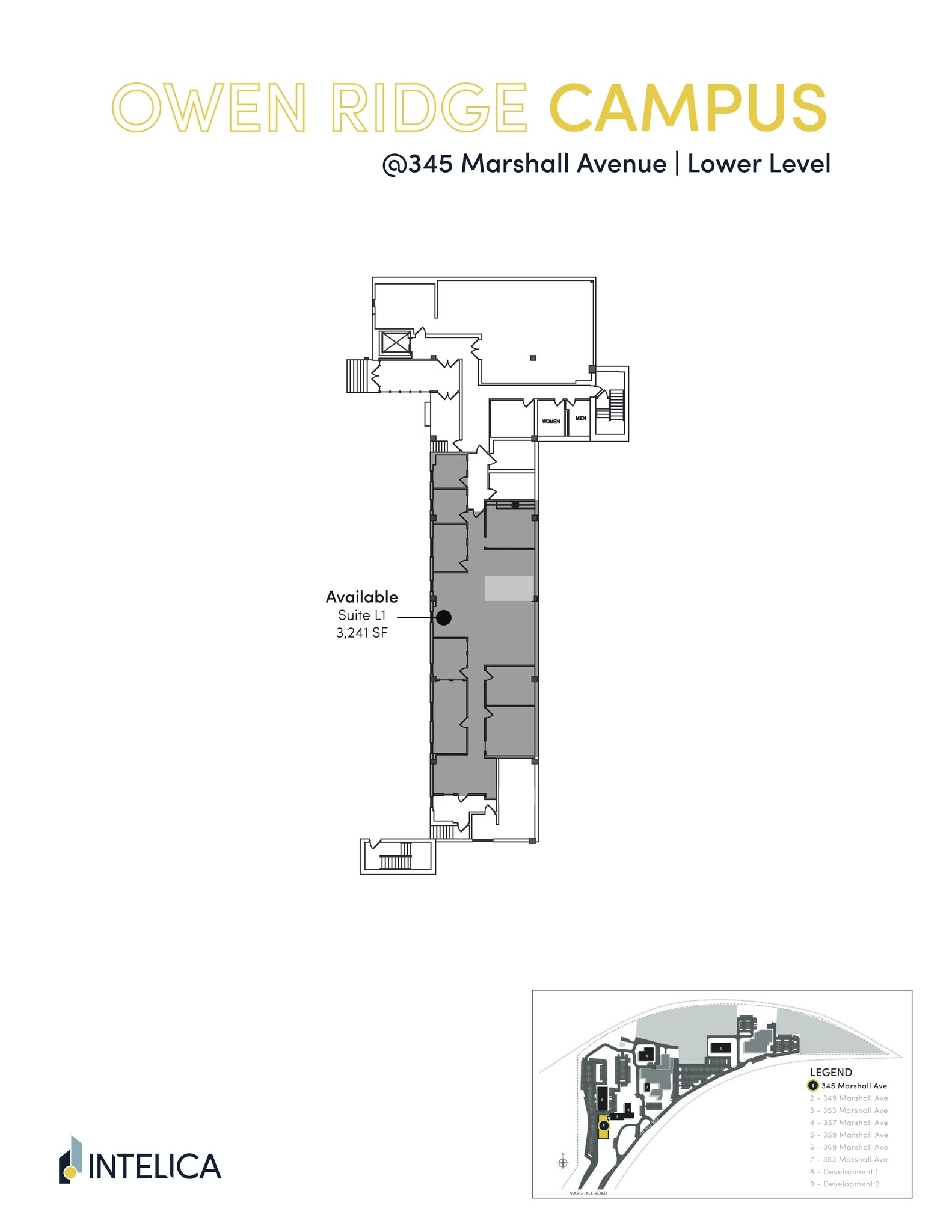 345 Marshall Ave, Webster Groves, MO for lease Site Plan- Image 1 of 2