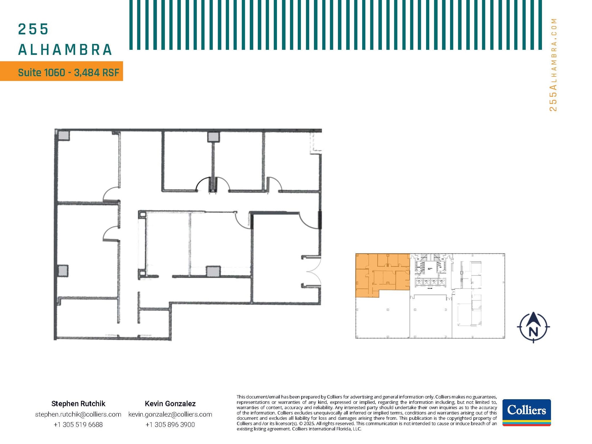 255 Alhambra Cir, Coral Gables, FL for lease Floor Plan- Image 1 of 1